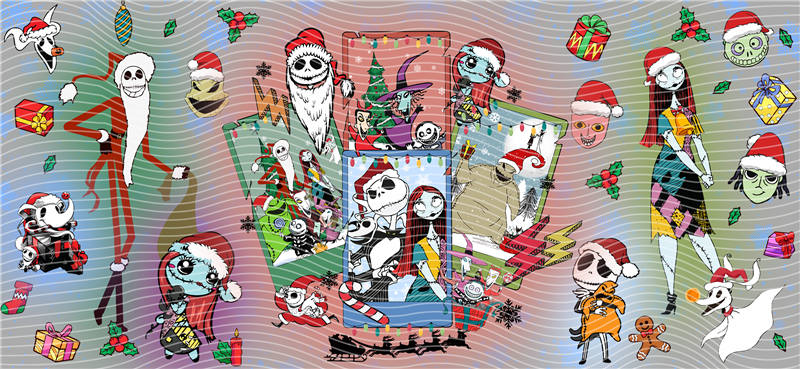 16oz Christmas-S 1023